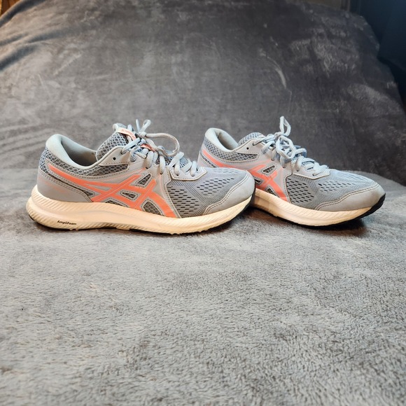 Asics Shoes Womens 8.5 Gray Gel Contend Running Sneakers 1012A911 - Picture 2 of 8